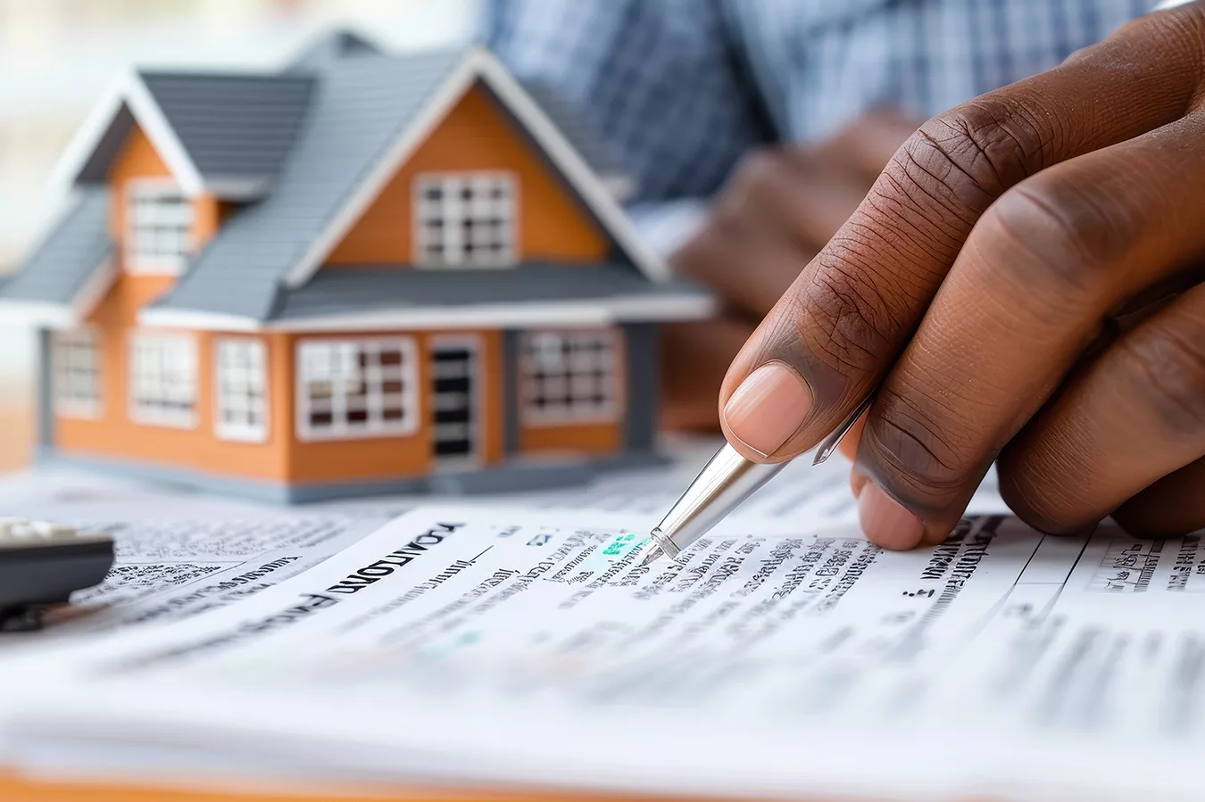 Signing a construction agreement